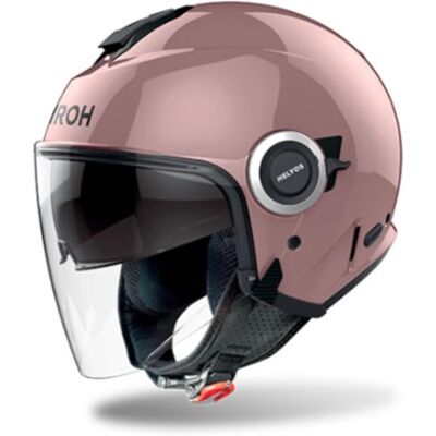 Casco de moto Airoh HELYOS Rosa Metálico - Hipoalergénico, Bluetooth Casco de moto Airoh HELYOS Rosa Metálico - Hipoalergénico, Bluetooth