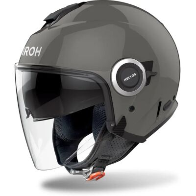 Casco Jet Airoh Helyos - Grigio Scuro - Leggero Casco Jet Airoh Helyos - Grigio Scuro - Leggero