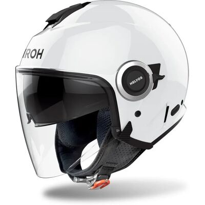 Casco Moto Bianco Airoh HELYOS - Leggero, Visiera Solare, Bluetooth Casco Moto Bianco Airoh HELYOS - Leggero, Visiera Solare, Bluetooth