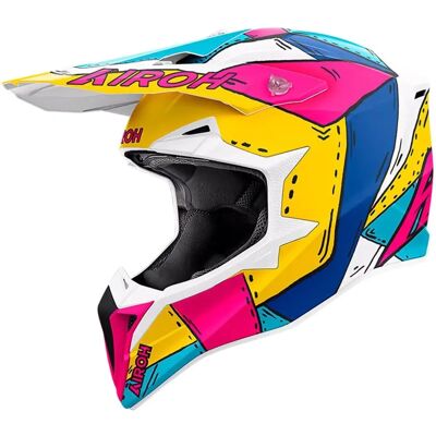 Casque Wraaap Airoh - Coque Double, Ventilation, Bluetooth - Casque Casque Wraaap Airoh - Coque Double, Ventilation, Bluetooth - Casque