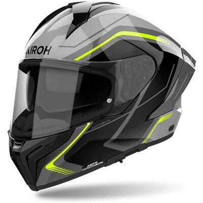 Airoh MATRYX WIDE Giallo Lucido XL - Casco de moto Airoh MATRYX WIDE Giallo Lucido XL - Casco de moto