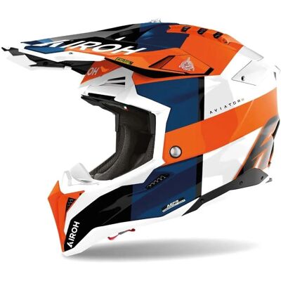 Airoh Aviator 3 Monarch Orange - Casque Moto Airoh Aviator 3 Monarch Orange - Casque Moto
