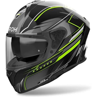 Airoh Spark 2 Giallo Lucido Motorradhelm - Vollvisier Sicherheit Airoh Spark 2 Giallo Lucido Motorradhelm - Vollvisier Sicherheit