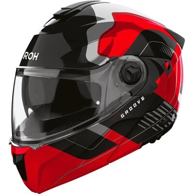Casco Modulare Airoh Specktre Groove Rosso Lucido - Casco Moto Casco Modulare Airoh Specktre Groove Rosso Lucido - Casco Moto