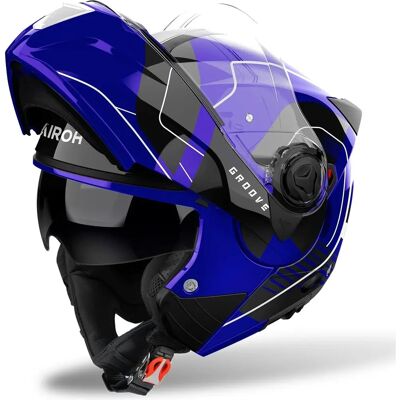Casco Modulare Airoh Groove Blu - Certificato P/J Casco Modulare Airoh Groove Blu - Certificato P/J
