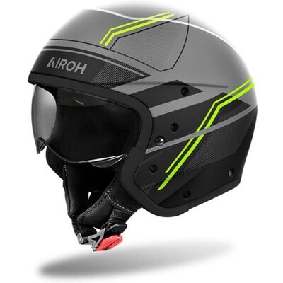 Casque Moto Airoh J110 Slim Jaune Mat - Casque Casque Moto Airoh J110 Slim Jaune Mat - Casque