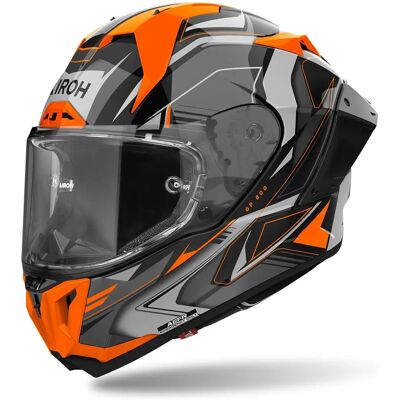 Casco Airoh GP 800 - HPC Carbon, Arancio Lucido, XS - Casco moto Casco Airoh GP 800 - HPC Carbon, Arancio Lucido, XS - Casco moto