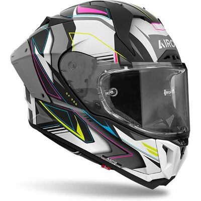 Casco GP 800 Multicolore Opaco di AIROH - Attrezzatura da Corsa Casco GP 800 Multicolore Opaco di AIROH - Attrezzatura da Corsa