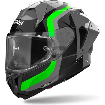 Airoh GP 800 Vert Fluo Brillant - Casque Moto - Publicité Airoh GP 800 Vert Fluo Brillant - Casque Moto - Publicité