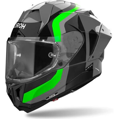 Casque Moto Airoh GP 800 Vert Fluo Lucide - Casque Moto - Publicité Casque Moto Airoh GP 800 Vert Fluo Lucide - Casque Moto - Publicité