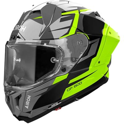 Airoh GP 800 MASTER - Casque en fibre de verre, Design agressif, Plusieurs tailles - Casque moto - Publicité Airoh GP 800 MASTER - Casque en fibre de verre, Design agressif, Plusieurs tailles - Casque moto - Publicité