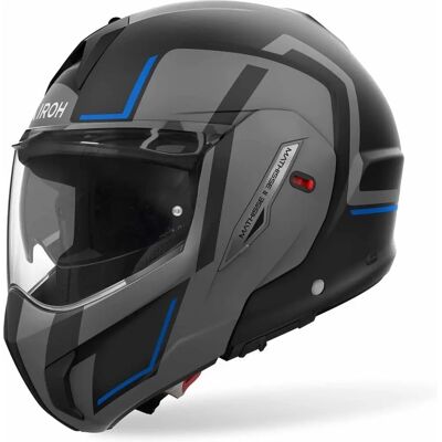 Airoh Mathisse II Genius Helmet - Black / Blue - Lightweight Airoh Mathisse II Genius Helmet - Black / Blue - Lightweight