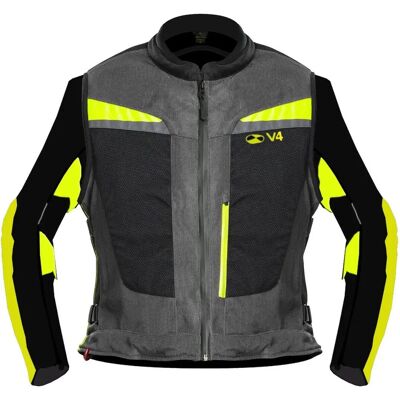 Motoairbag V4.0 Grå Avtagbare Ermer Motorsykkeljakke Motoairbag V4.0 Grå Avtagbare Ermer Motorsykkeljakke