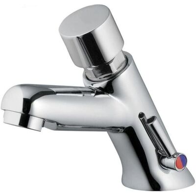 Idral Modern 08212 Cromo - Mezclador de lavabo temporizado con palanca lateral Idral Modern 08212 Cromo - Mezclador de lavabo temporizado con palanca lateral