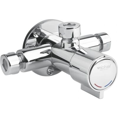 Mezclador de ducha empotrado Idral - Alimentación externa, temporizador 25s, latón Mezclador de ducha empotrado Idral - Alimentación externa, temporizador 25s, latón