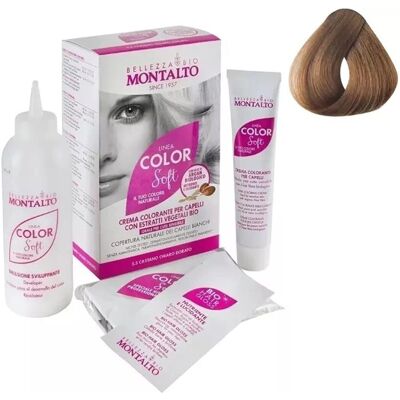 Colorazione Capelli Montalto - Biondo Dorato - Crema con Estratti Vegetali - Durata & Morbidezza Colorazione Capelli Montalto - Biondo Dorato - Crema con Estratti Vegetali - Durata & Morbidezza
