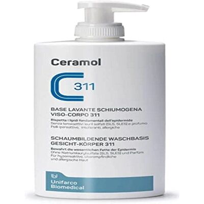 Unifarco Spa Ceramol 311 - Detergente schiumogeno delicato viso e corpo - 400ml Unifarco Spa Ceramol 311 - Detergente schiumogeno delicato viso e corpo - 400ml