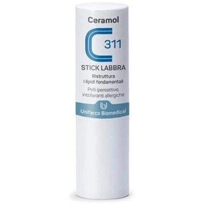 Unifarco Spa Ceramol 311 Stick Labbra - Labbra Sensibili e Secche Unifarco Spa Ceramol 311 Stick Labbra - Labbra Sensibili e Secche