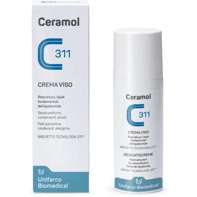 Unifarco Spa Ceramol 311 Crema Viso - Cura per pelle sensibile e secca Unifarco Spa Ceramol 311 Crema Viso - Cura per pelle sensibile e secca