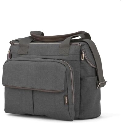 Inglesina Dual Bag Velvet Grey - Changing Bag for Aptica Stroller Inglesina Dual Bag Velvet Grey - Changing Bag for Aptica Stroller