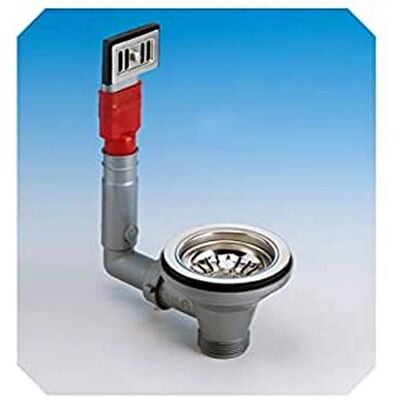 LIRA S.P.A - Cesta de drenaje para fregadero de acero inoxidable - Ø90mm - Gris claro LIRA S.P.A - Cesta de drenaje para fregadero de acero inoxidable - Ø90mm - Gris claro