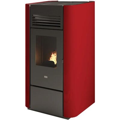 BLAZE - Delia - rosso - 8,4 kW - Stufa a pellet BLAZE - Delia - rosso - 8,4 kW - Stufa a pellet