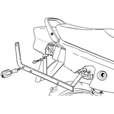 Kappa - CB500/CB500S - 2000-2005 - Gepäckträger Kappa - CB500/CB500S - 2000-2005 - Gepäckträger