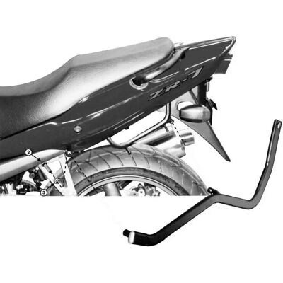 KAPPA MOTO Support arrière Kawasaki ZR 7 (1999) pour top cases - Publicité KAPPA MOTO Support arrière Kawasaki ZR 7 (1999) pour top cases - Publicité