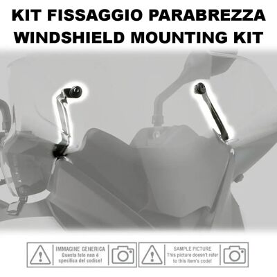 Kappa D266KITK - Motorrad-Windschutzscheibenhalterung Kappa D266KITK - Motorrad-Windschutzscheibenhalterung