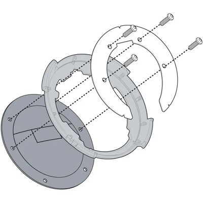 Kappa BF14K Tanklock Flansch - Tanklock Flansch für Kawasaki Ninja 300 Kappa BF14K Tanklock Flansch - Tanklock Flansch für Kawasaki Ninja 300