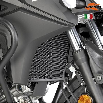 Kappa Suzuki V-Strom 650 Schwarzer Stahl Kühlergitter - Radiator Guard Kappa Suzuki V-Strom 650 Schwarzer Stahl Kühlergitter - Radiator Guard
