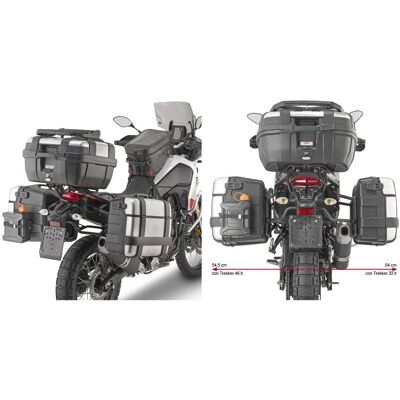 Supporto laterale Yamaha TENERE 700 Monokey - Supporto valigie moto Supporto laterale Yamaha TENERE 700 Monokey - Supporto valigie moto