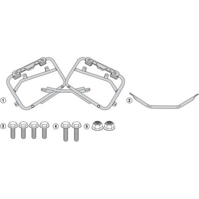 Kappa KL1146CAM - Luggage Mounting Frame for MONOKEY CAM-SIDE Kappa KL1146CAM - Luggage Mounting Frame for MONOKEY CAM-SIDE
