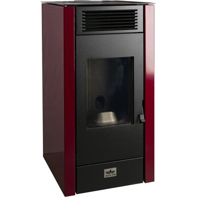 Adler - Gardena 12 - Bordeaux - 10,6 kW - Stufa a pellet Adler - Gardena 12 - Bordeaux - 10,6 kW - Stufa a pellet