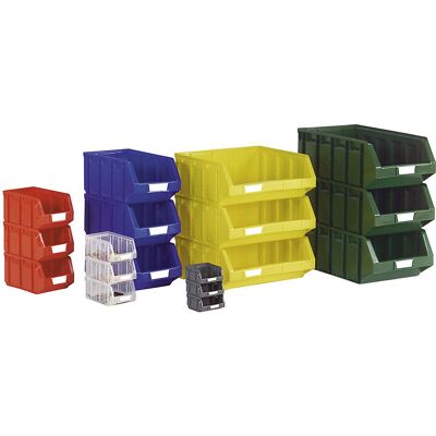 Caja de almacenamiento amarilla Kaiserkraft - Caja de almacenamiento Caja de almacenamiento amarilla Kaiserkraft - Caja de almacenamiento