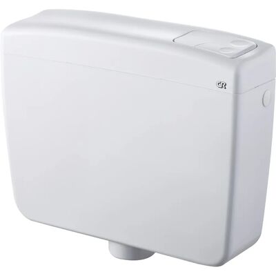 Réservoir de WC ultra-plat CR avec double bouton - Blanc - Publicité Réservoir de WC ultra-plat CR avec double bouton - Blanc - Publicité