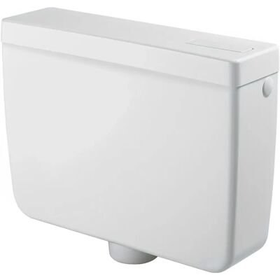 Negrari N1034RAM - Réservoir WC blanc 9L - Réglable & Silencieux - Publicité Negrari N1034RAM - Réservoir WC blanc 9L - Réglable & Silencieux - Publicité