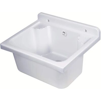 Negrari Lavabo de pared 42x34 - Lavabo de resina exterior Negrari Lavabo de pared 42x34 - Lavabo de resina exterior