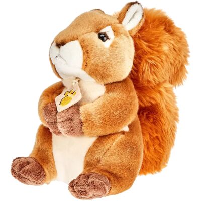 Peluche Scoiattolo Seduto Marrone Chiaro e Bianco - Giocattolo di Peluche Peluche Scoiattolo Seduto Marrone Chiaro e Bianco - Giocattolo di Peluche
