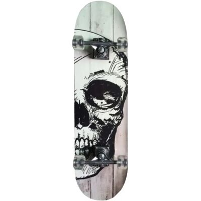 Skateboard Garlando White Skull - 79x20 cm Skateboard Garlando White Skull - 79x20 cm