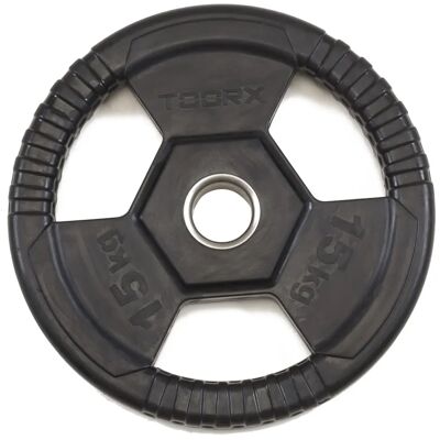 Toorx Olympische Gummischeibe 50mm - Schwarz - 5kg Toorx Olympische Gummischeibe 50mm - Schwarz - 5kg