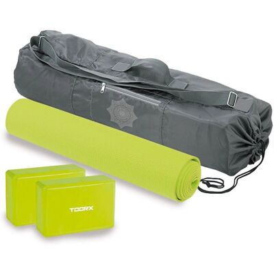 Set yoga TOORX - Tappetino, blocchi & borsa Set yoga TOORX - Tappetino, blocchi & borsa