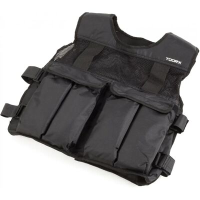 TOORX Gewichtsweste - 10kg verstellbar - Fitnessausrüstung TOORX Gewichtsweste - 10kg verstellbar - Fitnessausrüstung