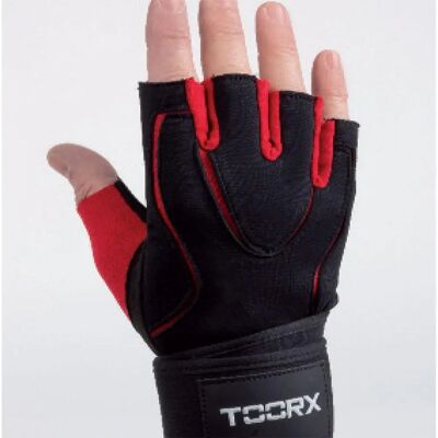 TOORX - Gants de musculation - Néoprène / Lycra / Cuir suédé - Noir/Orange XL - Gris & Noir - Publicité TOORX - Gants de musculation - Néoprène / Lycra / Cuir suédé - Noir/Orange XL - Gris & Noir - Publicité