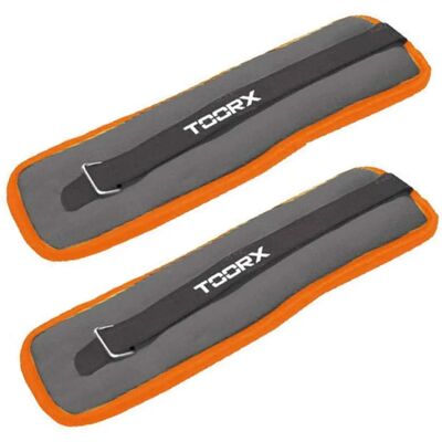 Toorx Fuß- und Handgelenkgewichte - Verstellbar 2x1kg - Fitnessgerät Toorx Fuß- und Handgelenkgewichte - Verstellbar 2x1kg - Fitnessgerät