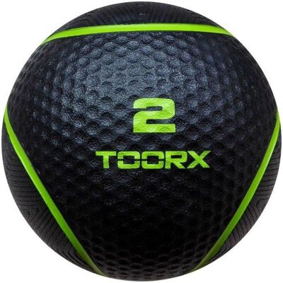 TOORX Medizinball - Ø 19,5 cm - 2 kg - Medizinball für Muskelaufbau TOORX Medizinball - Ø 19,5 cm - 2 kg - Medizinball für Muskelaufbau