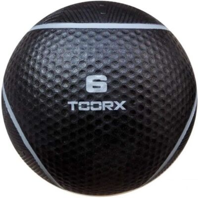 TOORX Modello 6 kg - Palla medicinale - Nero/Grigi TOORX Modello 6 kg - Palla medicinale - Nero/Grigi