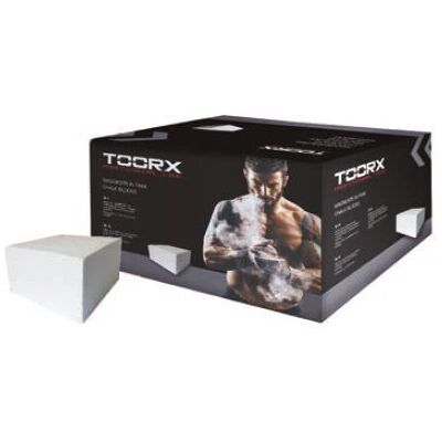 Craie de escalade en carbonate de magnésium TOORX - Pack de 8 blocs - Publicité Craie de escalade en carbonate de magnésium TOORX - Pack de 8 blocs - Publicité