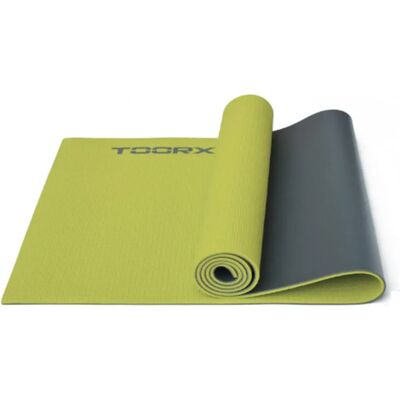 Toorx Yogamatte - Grün/Grau - 173x60x0,6cm - Yogamatte Toorx Yogamatte - Grün/Grau - 173x60x0,6cm - Yogamatte