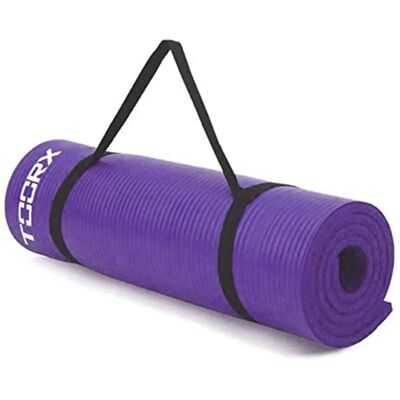 Tappetino Fitness Viola TOORX - Antiscivolo, Maniglia, 172x61x1.2 cm Tappetino Fitness Viola TOORX - Antiscivolo, Maniglia, 172x61x1.2 cm